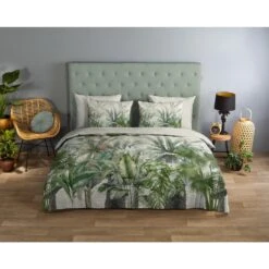 Good Morning Dekbedovertrek "Valerie" - Groen - (200x220 Cm) -Knusse Nacht 1000083581 0101