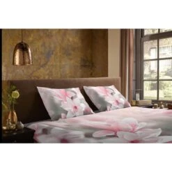 Pure Dekbedovertrek "Magna" - Roze - (200x220 Cm) -Knusse Nacht 1000083868 0110