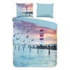 Pure Dekbedovertrek "Lighthouse" - Multi - (200x220 Cm) -Knusse Nacht 1000083874