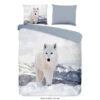 Pure Dekbedovertrek "White Fox" - Grijs - (200x220 Cm) -Knusse Nacht 1000083881