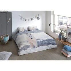 Pure Dekbedovertrek "White Fox" - Grijs - (240x220 Cm) -Knusse Nacht 1000083889 0101