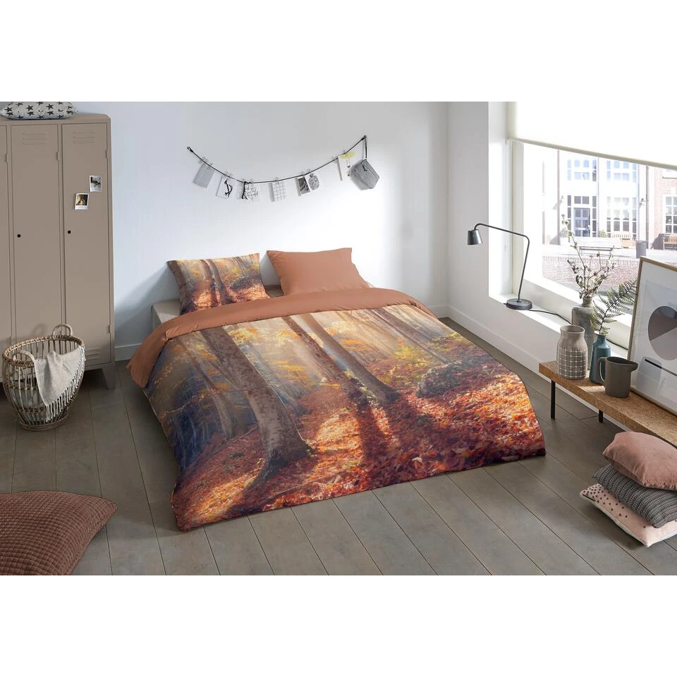Pure Dekbedovertrek "Autumn" - Multi - (140x220 Cm) 4 Pure Dekbedovertrek "Autumn" - Multi - (140x220 Cm) - Afbeelding 2