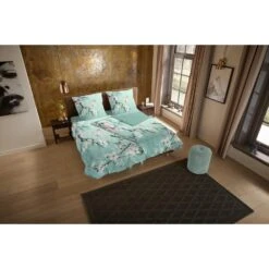 Pure Dekbedovertrek "Bibi" - Groen - (200x220 Cm) -Knusse Nacht 1000084871 0101