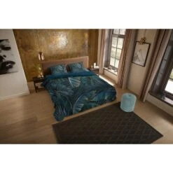 Pure Dekbedovertrek "Joost" - Petrol - (140x220 Cm) -Knusse Nacht 1000084884 0101