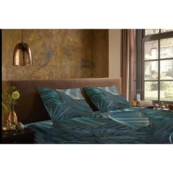Pure Dekbedovertrek "Joost" - Petrol - (140x220 Cm) -Knusse Nacht 1000084884 0110