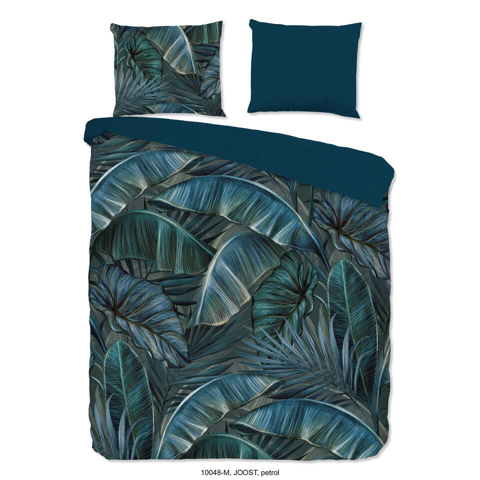 Pure Dekbedovertrek "Joost" - Petrol - (200x220 Cm) 3 Pure Dekbedovertrek "Joost" - Petrol - (200x220 Cm)