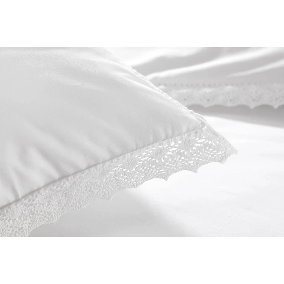 Papillon Dekbedovertrek Karel - 140x200/220 - Wit 5 Papillon Dekbedovertrek Karel - 140x200/220 - Wit - Afbeelding 3