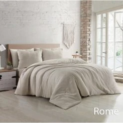 Papillon Dekbedovertrek Rome - 200x200/220 - Zand -Knusse Nacht 1000086697 0101