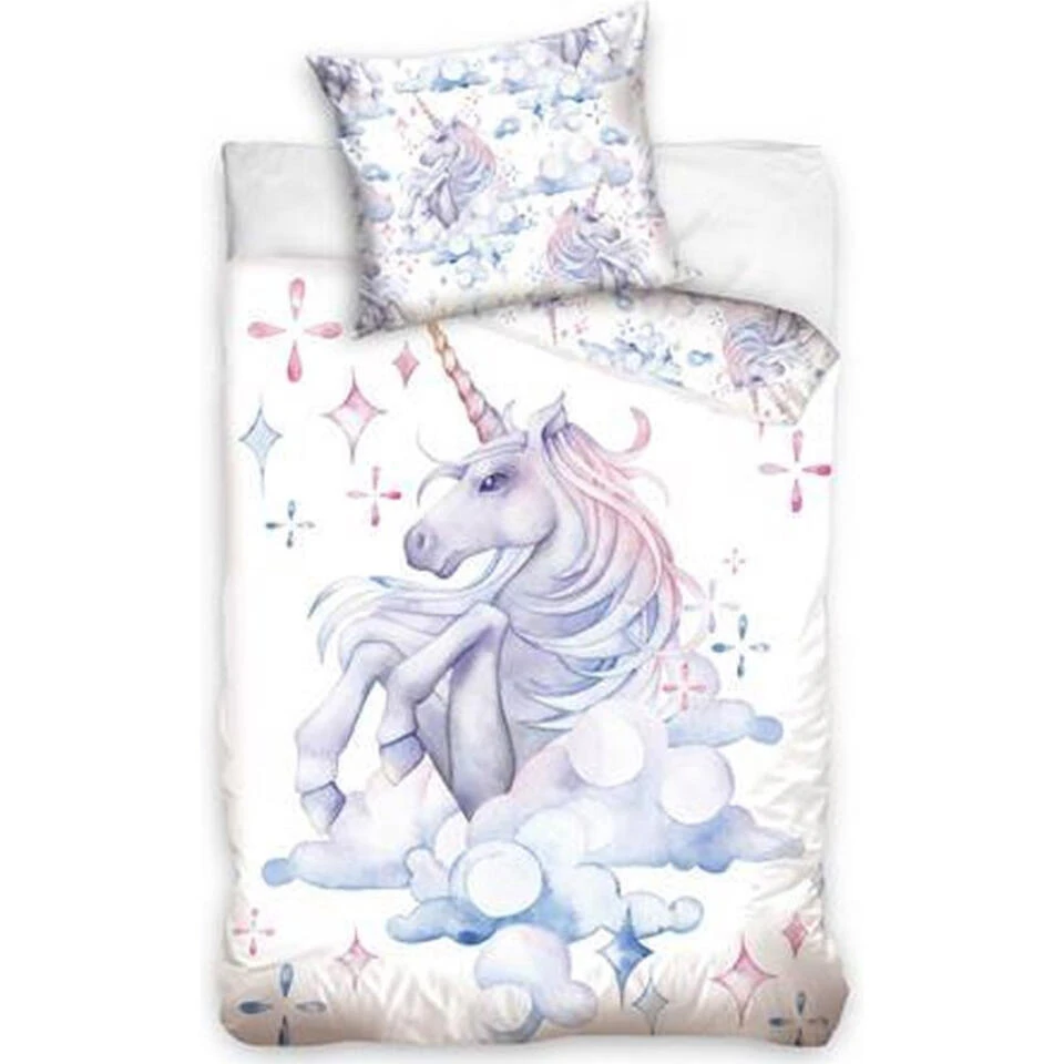 Animal Pictures Dekbedovertrek, Unicorn - Eenpersoons - 140 X 200 Cm - Katoen 3 Animal Pictures Dekbedovertrek, Unicorn - Eenpersoons - 140 X 200 Cm - Katoen