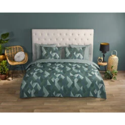 Good Morning Dekbedovertrek "Novan" - Groen - (240x220 Cm) -Knusse Nacht 1000091358 0101