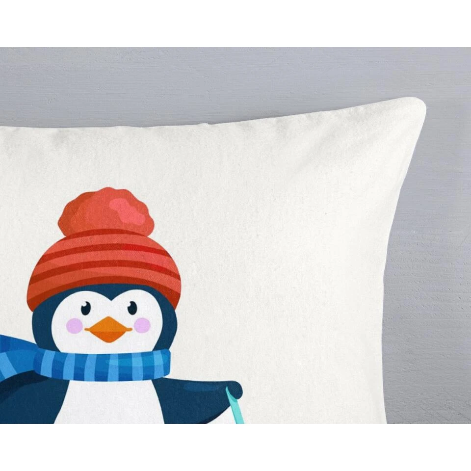 Good Morning Dekbedovertrek "Penguins" - Multi - (140x220 Cm) 6 Good Morning Dekbedovertrek "Penguins" - Multi - (140x220 Cm) - Afbeelding 4