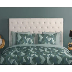 Good Morning Dekbedovertrek "Novan" - Groen - (200x220 Cm) 8 Good Morning Dekbedovertrek "Novan" - Groen - (200x220 Cm) -Knusse Nacht 1000091367 0110