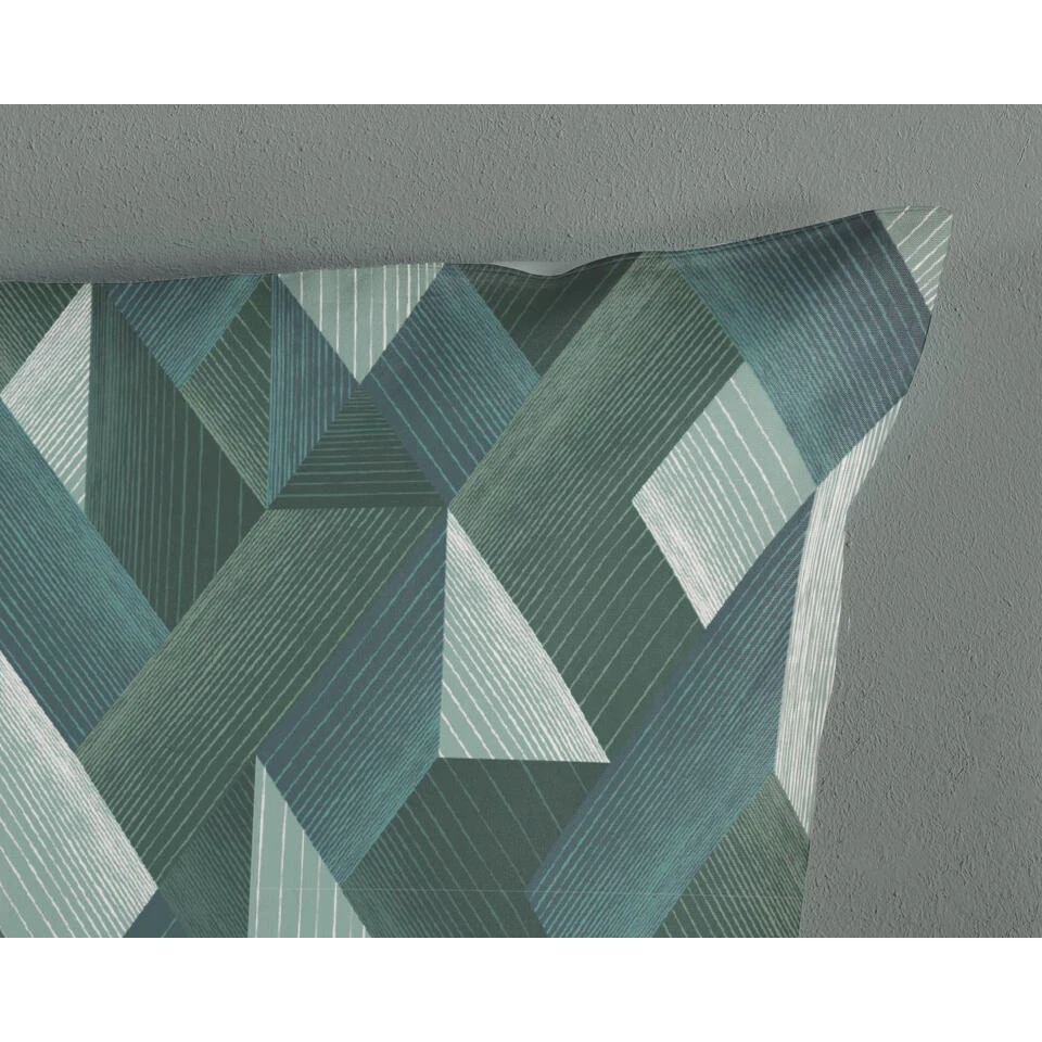 Good Morning Dekbedovertrek "Novan" - Groen - (200x220 Cm) 6 Good Morning Dekbedovertrek "Novan" - Groen - (200x220 Cm) - Afbeelding 4