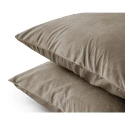 Sleeptime Velvet Kussenslopen Taupe (2-stuks) -Knusse Nacht 1000091518 0102