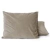 Sleeptime Velvet Kussenslopen Taupe (2-stuks) -Knusse Nacht 1000091518