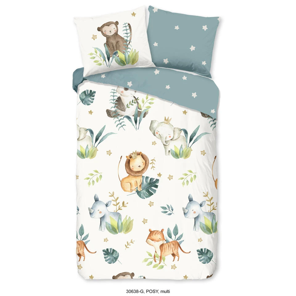 Good Morning Dekbedovertrek "Posy" - Multi - (140x220 Cm) 3 Good Morning Dekbedovertrek "Posy" - Multi - (140x220 Cm)