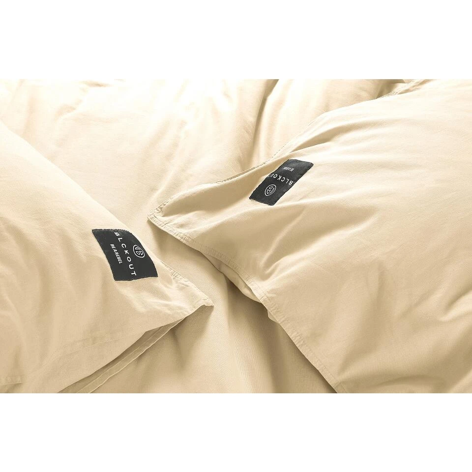 BLCKOUT Dekbedovertrek Oslo - 240x200/220 - Lichtgeel 5 BLCKOUT Dekbedovertrek Oslo - 240x200/220 - Lichtgeel - Afbeelding 3