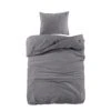 BLCKOUT Dekbedovertrek Odessa - 140x200/220 - Grijs -Knusse Nacht 1000093531