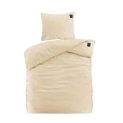 BLCKOUT Dekbedovertrek Oslo - 140x200/220 - Lichtgeel