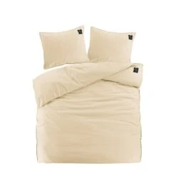BLCKOUT Dekbedovertrek Oslo - 200x200/220 - Lichtgeel