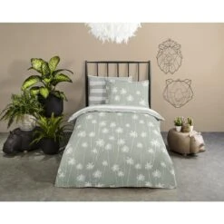 Good Morning Dekbedovertrek "Summer" - Groen - (120x150 Cm) 7 Good Morning Dekbedovertrek "Summer" - Groen - (120x150 Cm) -Knusse Nacht 1000094412 0101