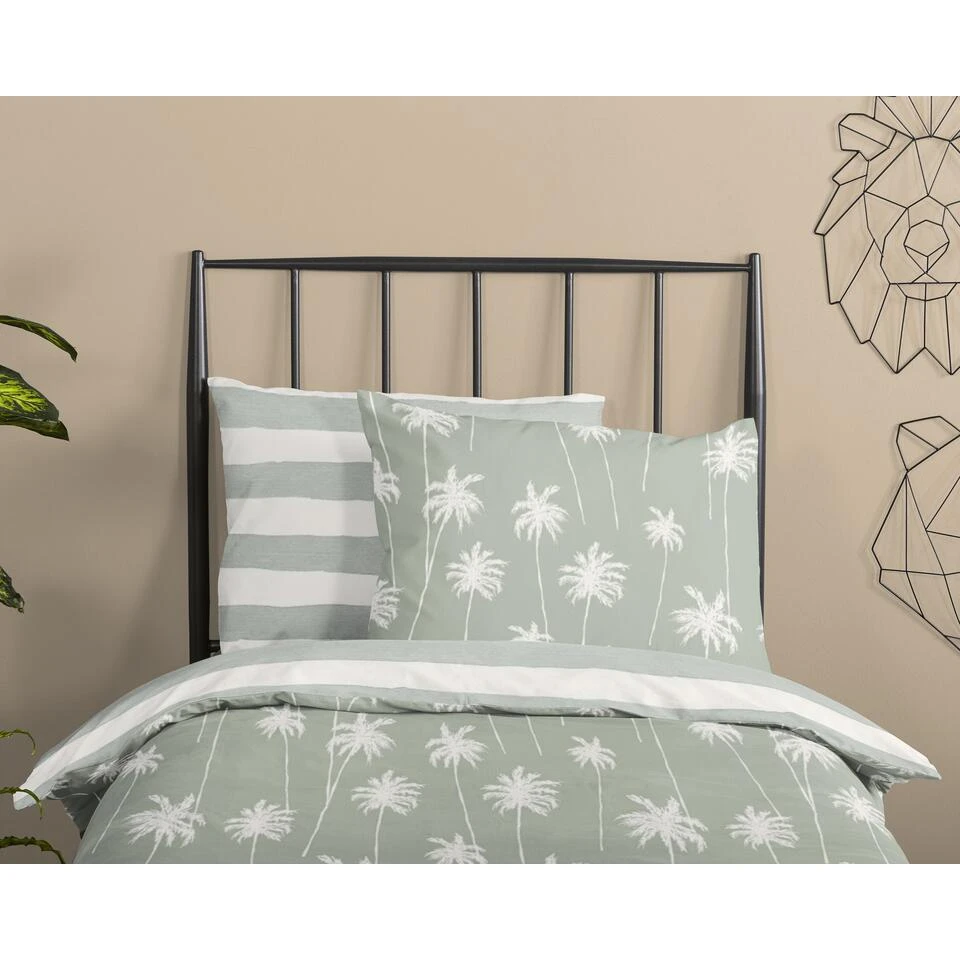 Good Morning Dekbedovertrek "Summer" - Groen - (120x150 Cm) 6 Good Morning Dekbedovertrek "Summer" - Groen - (120x150 Cm) - Afbeelding 4