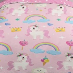 Good Morning Dekbedovertrek "Unilove" - Roze - (120x150 Cm) -Knusse Nacht 1000094416 0102