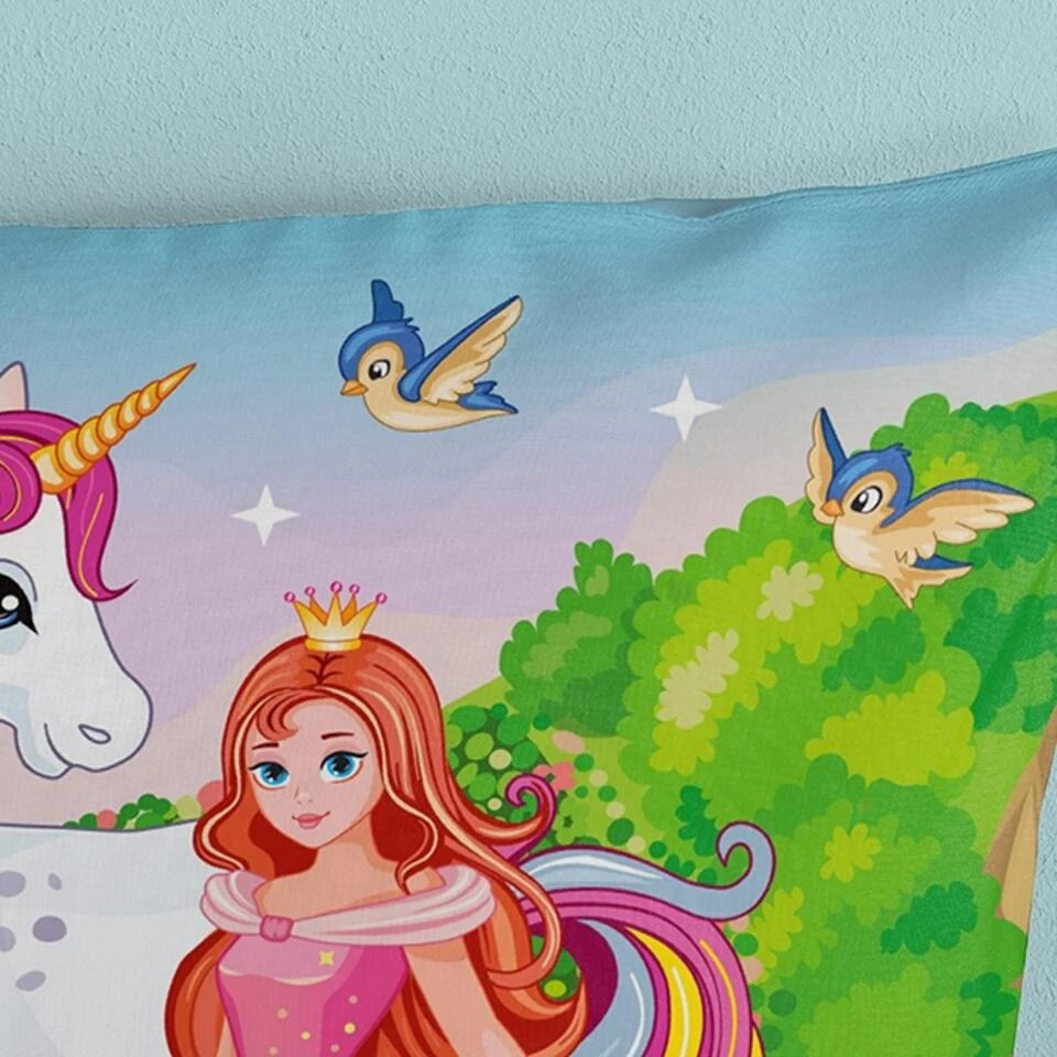 Good Morning Dekbedovertrek "Fairytale" - Multi - (140x220 Cm) 5 Good Morning Dekbedovertrek "Fairytale" - Multi - (140x220 Cm) - Afbeelding 3