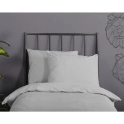 Good Morning Dekbedovertrek "" - Grijs - (120x150 Cm) -Knusse Nacht 1000094462 0110