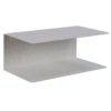 Sohome Wandplankje Myles - Met Dubbele Plank - 35cm - Metaal - Wit -Knusse Nacht 1000094512