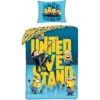 Minions Dekbedovertrek United We Stand - Eenpersoons - 140 X 200 Cm - Katoen -Knusse Nacht 1000095911