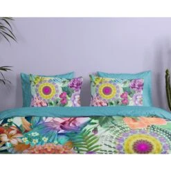 HIP Dekbedovertrek "Aviva" - Multi - (140x220 Cm) -Knusse Nacht 1000096065 0110