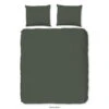 HIP Dekbedovertrek "" - Groen - (200x220 Cm) 2 HIP Dekbedovertrek "" - Groen - (200x220 Cm) -Knusse Nacht 1000096066