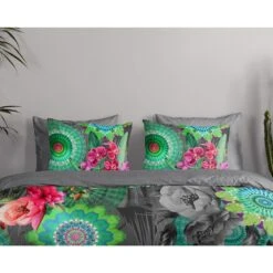 HIP Dekbedovertrek "Thirze" - Multi - (240x220 Cm) -Knusse Nacht 1000096068 0110