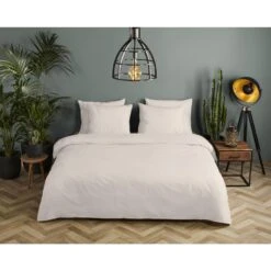 HIP Dekbedovertrek "" - Zand - (240x220 Cm) -Knusse Nacht 1000096069 0101