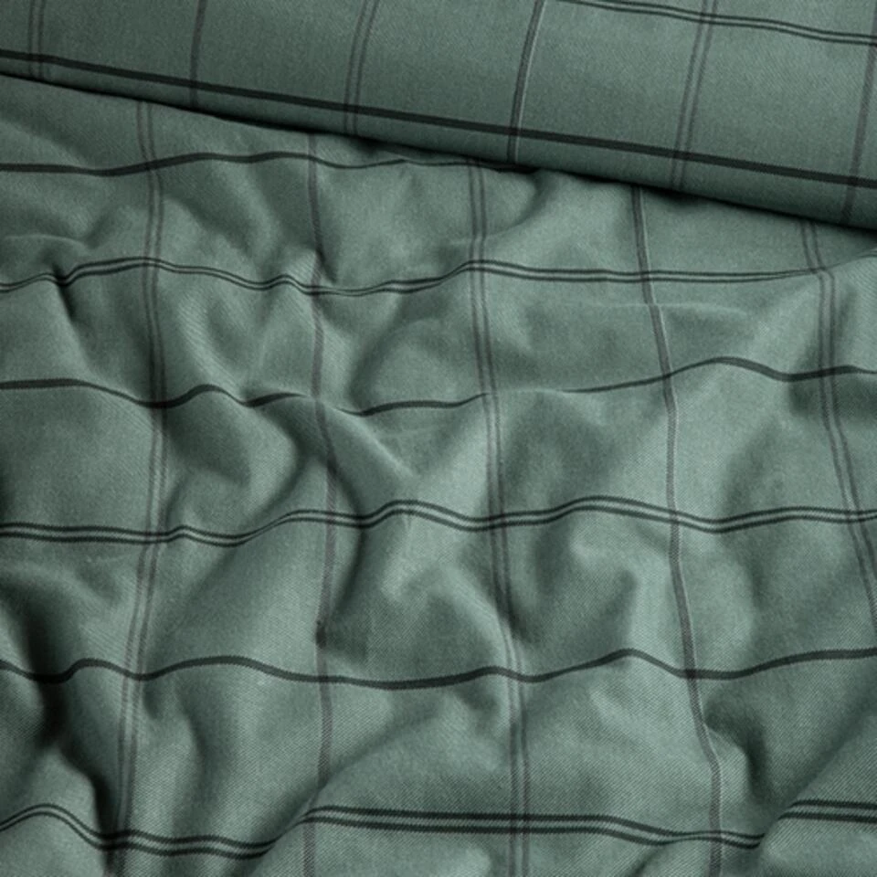 Cinderella Dekbedovertrek Kody - Flanel - 200x200/220 Cm - Green 6 Cinderella Dekbedovertrek Kody - Flanel - 200x200/220 Cm - Green - Afbeelding 4