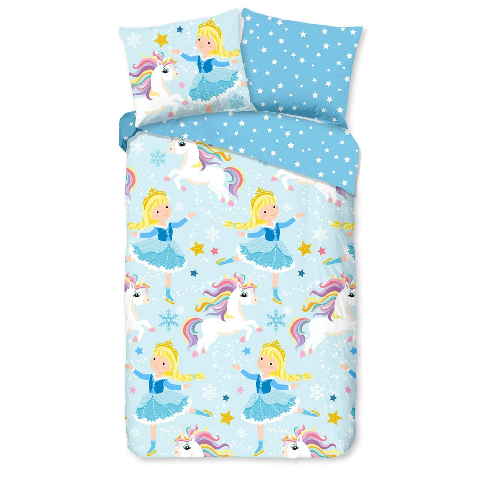 Good Morning Dekbedovertrek "Iceprincess" - Multi - (140x220 Cm) 3 Good Morning Dekbedovertrek "Iceprincess" - Multi - (140x220 Cm)