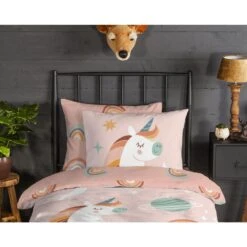 Good Morning Dekbedovertrek "Unidance" - Roze - (140x220 Cm) -Knusse Nacht 1000096833 0110