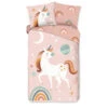 Good Morning Dekbedovertrek "Unidance" - Roze - (140x220 Cm) 2 Good Morning Dekbedovertrek "Unidance" - Roze - (140x220 Cm) -Knusse Nacht 1000096833
