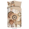 HIP Dekbedovertrek "Raeni" - Taupe - (140x220 Cm) 1 HIP Dekbedovertrek "Raeni" - Taupe - (140x220 Cm) -Knusse Nacht 1000097571