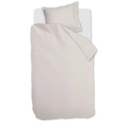 Ambiante Dekbedovertrek Bamboo Uni Sand-1-persoons (140 X 200/220 Cm)
