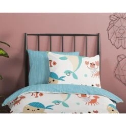 Good Morning Dekbedovertrek "Seaworld" - Multi - (120x150 Cm) -Knusse Nacht 1000098856 0110