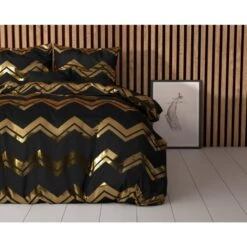 Sleeptime Dekbedovertrek Wave Zwart -1-persoons (140 X 200/220 Cm) -Knusse Nacht 1000098861 0101