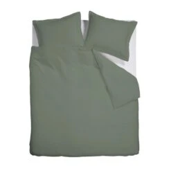 Ambiante Dekbedovertrek Bamboo Uni Green-Lits-jumeaux (240 X 200/220 Cm)