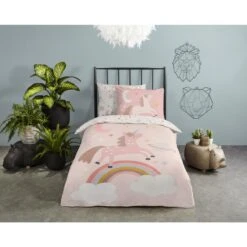 Pure Dekbedovertrek "Deina" - Roze - (135x200 Cm) -Knusse Nacht 1000098866 0101