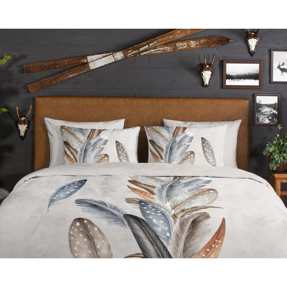 Good Morning Dekbedovertrek "Eina" - Zand - (140x220 Cm) 5 Good Morning Dekbedovertrek "Eina" - Zand - (140x220 Cm) - Afbeelding 3