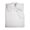 Ambiante Dekbedovertrek Bamboo Uni White-Lits-jumeaux (260 X 200/220 Cm)
