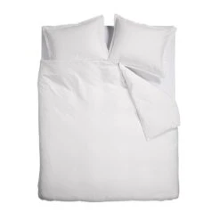 Ambiante Dekbedovertrek Bamboo Uni White-Lits-jumeaux (260 X 200/220 Cm)