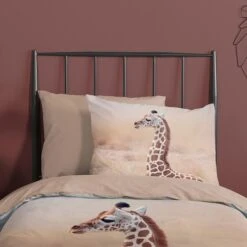 Good Morning Dekbedovertrek "Sima" - Zand - (140x220 Cm) -Knusse Nacht 1000099006 0103