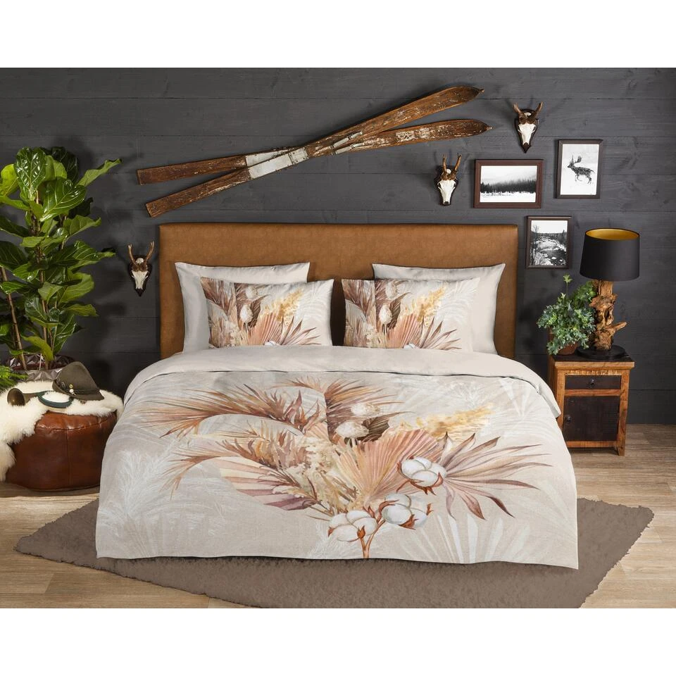 Good Morning Dekbedovertrek "Gia" - Zand - (200x220 Cm) 4 Good Morning Dekbedovertrek "Gia" - Zand - (200x220 Cm) - Afbeelding 2